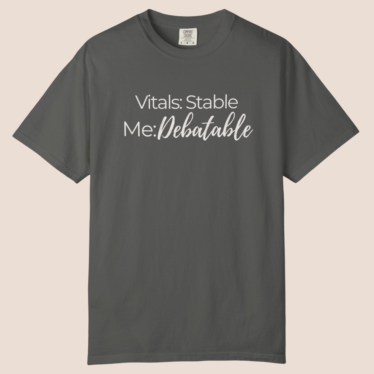 Vitals stable.Me debatable.
