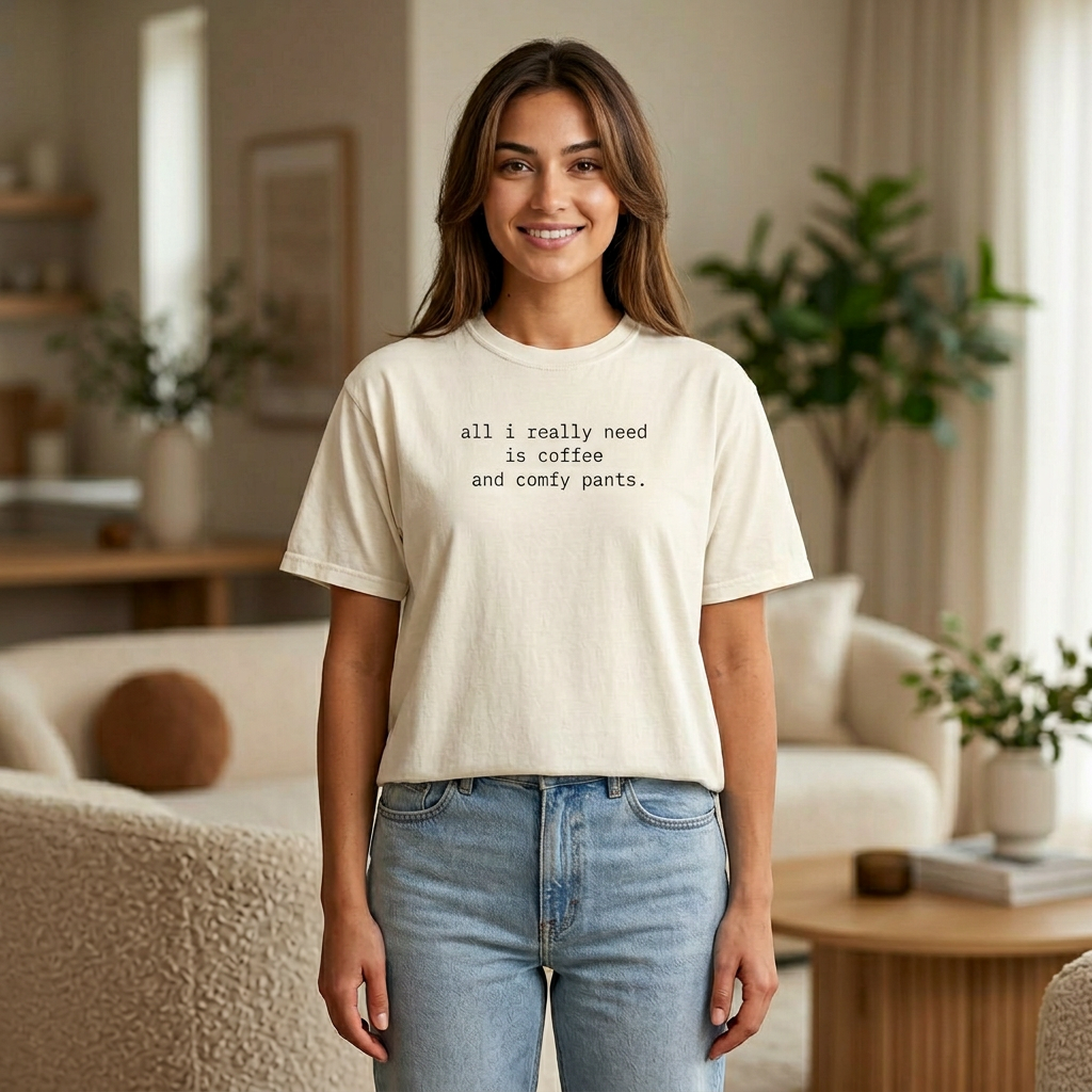 All I Really Need Is Coffee And Comfy Pants.